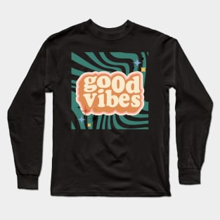 Good Vibes Retro Long Sleeve T-Shirt